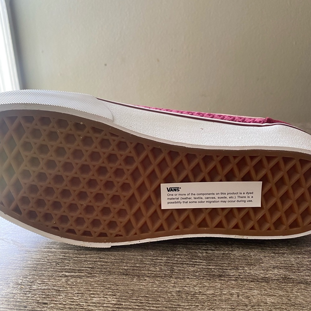 Vans Burgundy Old Skool Canvas Shoe - Picture 6 of 7